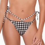 LingaDore Strand Square Print schwarz/weiß bikini slip