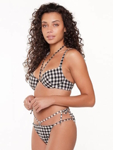 LingaDore Strand Square Print schwarz/weiß bikini slip