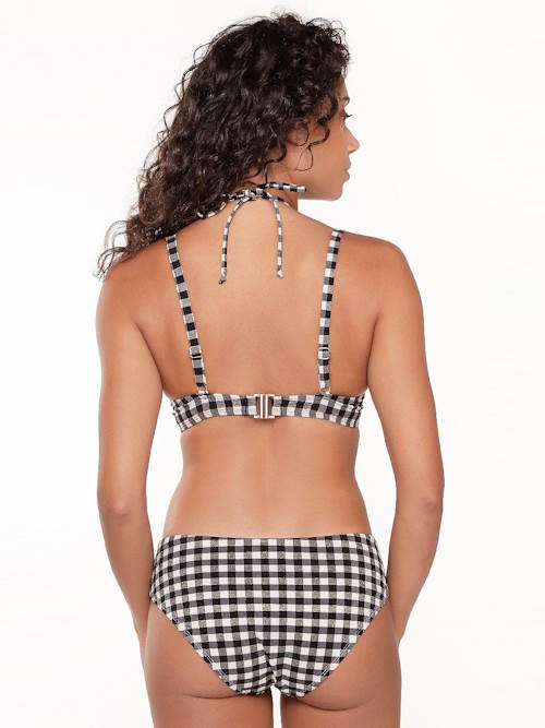 LingaDore Strand Square Print schwarz/weiß bikini slip