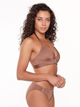 LingaDore Strand Nutshell braun bikini slip
