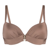 LingaDore Strand Nutshell braun gemoldefer bikini bh