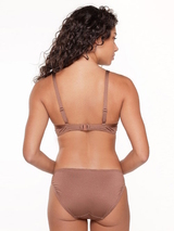 LingaDore Strand Nutshell braun gemoldefer bikini bh