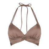 LingaDore Strand Nutshell braun gemoldefer bikini bh