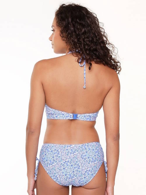 LingaDore Strand  All About The Details blau/print bikini slip