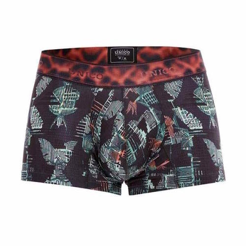Mundo Unico Debacle schwarz/print sport trunk