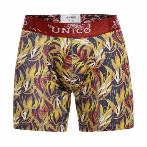 Mundo Unico Polonio gelb/print sport boxershort