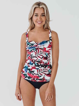 Bomain Lissabon weiß/print tankini set