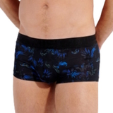 HOM Grant schwarz/print sport trunk
