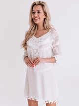Bomain Santorini aus weiß strandkleid