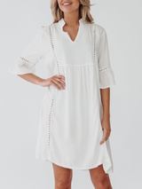 Bomain Capri aus weiß strandkleid