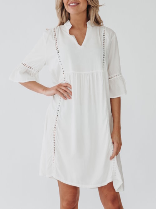 Bomain Capri aus weiß strandkleid