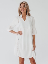 Bomain Capri aus weiß strandkleid