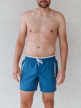 Bomain Basic jeans blau badehose
