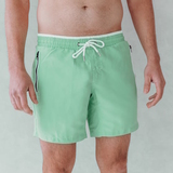 Bomain Magic Flamingo grün/print badehose