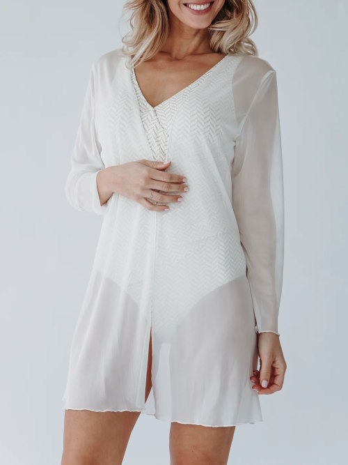 Bomain Cover Up weiß kimono