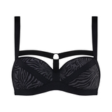 Marlies Dekkers Wing Power schwarz/grau vorgeformter bh