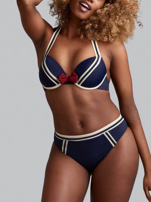 Marlies Dekkers Bademode Sailor Mary navy-blau/elfenbein bikini slip