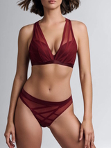 Marlies Dekkers Illusionist weinrot push up bh