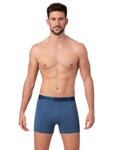 Muchachomalo Foxtrot blau/print modal boxershort