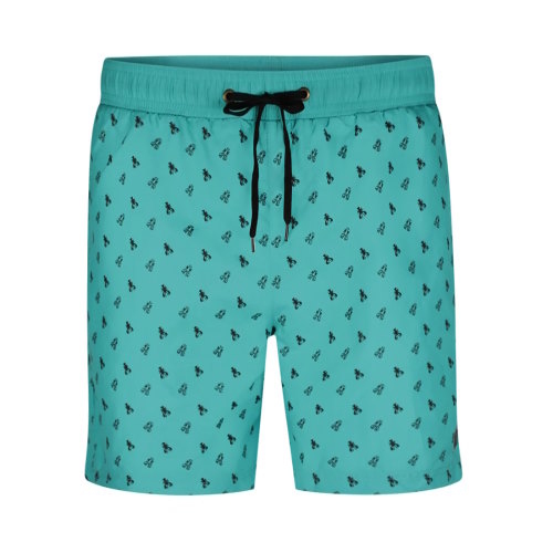 Insel Lobster grün/print badehose