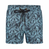 Insel LEAFS blau/print badehose