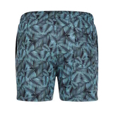 Insel LEAFS blau/print badehose