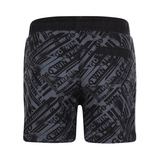  DJ DutchJeans Tekst schwarz/grau badehose