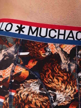 Muchachomalo Dutch Lion orange/print boxershort