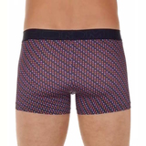 HOM Hal navy-blau/print sport trunk