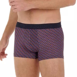 HOM Hal navy-blau/print sport trunk