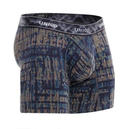 Mundo Unico Nublado braun/print sport boxershort