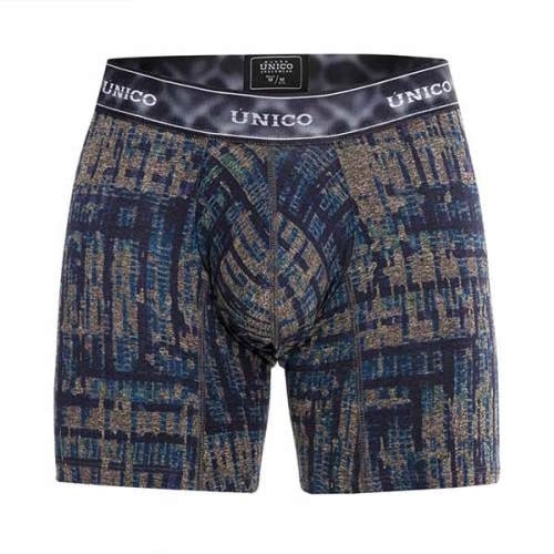 Mundo Unico Nublado braun/print sport boxershort