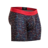 Mundo Unico General schwarz/print sport boxershort