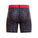Mundo Unico General schwarz/print sport boxershort