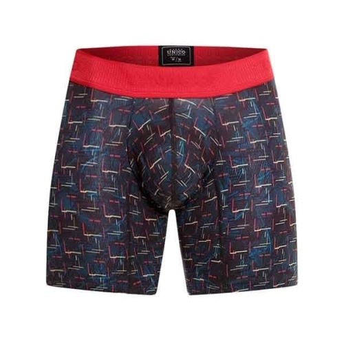 Mundo Unico General schwarz/print sport boxershort