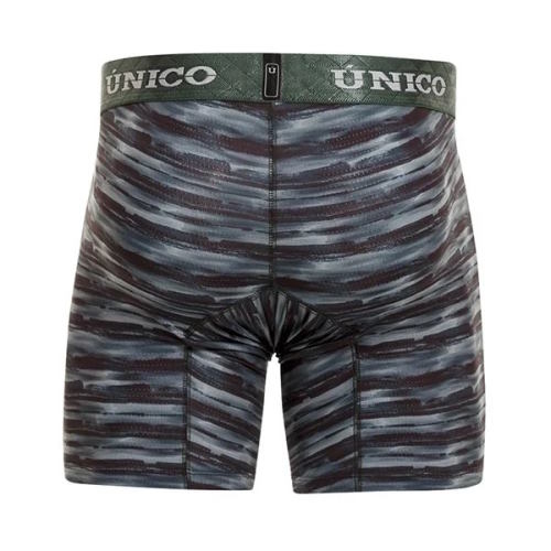 Mundo Unico Lienzo grün/print sport boxershort