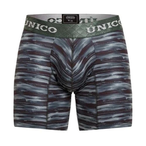 Mundo Unico Lienzo grün/print sport boxershort