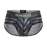 Mundo Unico Lienzo grün/print sport slip