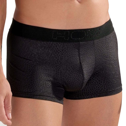HOM Florida schwarz/print sport trunk