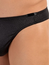 HOM Florida schwarz/print männer string