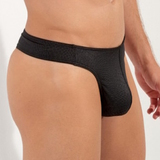 HOM Florida schwarz/print männer string