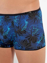 HOM Palay blau/print sport trunk