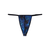 HOM Palay blau/print männer string