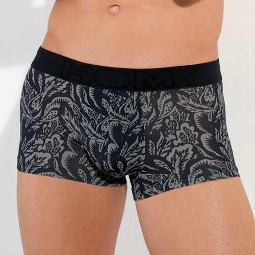 HOM Himeros schwarz/print sport trunk