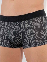 HOM Himeros schwarz/print sport trunk