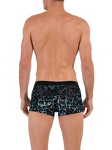 HOM Leopard schwarz/blau sport trunk