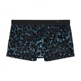 HOM Leopard schwarz/blau sport trunk