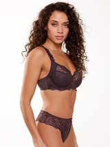 LingaDore Täglich Basic braun/print string