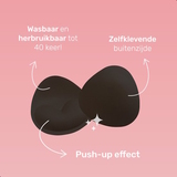 LingaDore TRIANGLE BRA/ BIKINI PUSH UP INSERT  schwarz zubehör