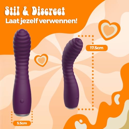 PureVibe Orgazmik violett g-spot vibrator